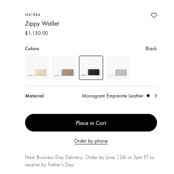 Louis Vuitton Red Zippy Wallet Monogram Empreinte Leather - Picture 5 of 5